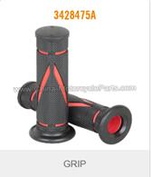 Ручки руля, рисунок "красные диагональные полоски на черном фоне" (3428475A)