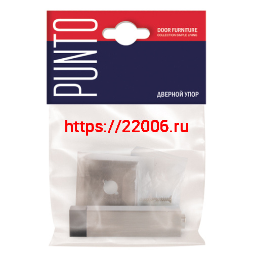 Упор Punto (Пунто) дверной настенный DFIX/W75 (DS PW-75) SN-3 мат.никель фото 2 Упор Punto (Пунто) дверной настенный DFIX/W75 (DS PW-75) SN-3 мат.никель фото 2