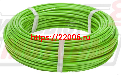Оплетка троса тормоза вело 4,9мм (метражом) "СТЕЛС" зеленая Оплетка троса тормоза вело 4,9мм (метражом) "СТЕЛС" зеленая