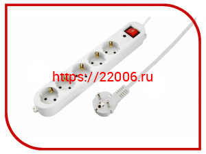 Сетевой фильтр REXANT Оптима 5 гнёзд, 1,5м Сетевой фильтр REXANT Оптима 5 гнёзд, 1,5м