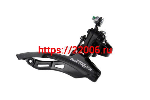 Переключатель передний "SHIMANO" TZ500, нижняя тяга, 28.6мм, 42T Переключатель передний "SHIMANO" TZ500, нижняя тяга, 28.6мм, 42T