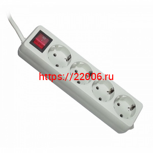 Удлинитель сетевой AF-4 (2м, 4роз, 16А)/60 Удлинитель сетевой AF-4 (2м, 4роз, 16А)/60