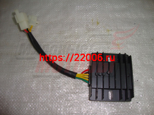 Реле-регулятор трицикл LF200ZH-2 (оригинал, заводск. Lifan) 79х65х26 папа 3+мама 3