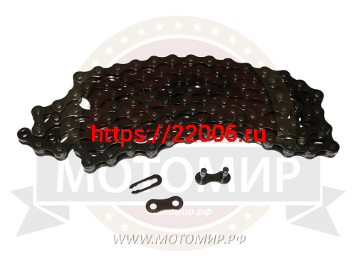 Цепь Вело 112 звеньев, КМС фирменная  Z410А, 1 ск.