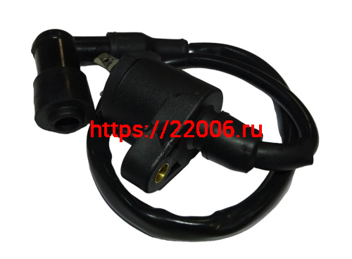 Катушка зажигания скутер GY6-50/150 (QT-4, -10, -18) DIO50 (2 конт. малая) .PANTERA 250 фото 2
