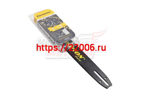 Шина "CHAMPION" 14" 3/8-1,3-52зв. +2 ЦЕПИ (140SDEA041) (952929) (НАБОР)