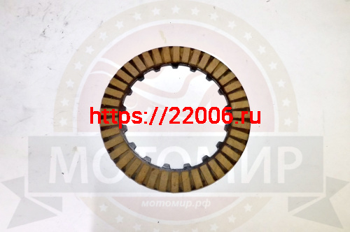 Диск сцепления 1P56 FMJ-2 ферридо круглый шлиц внутрь (Е6-6) (НАБОР)