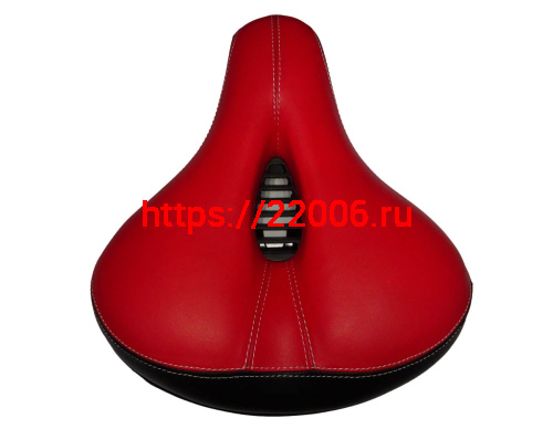 Сиденье вело простое на пружинах 265х235мм, двухцветное (EPSD-63) фото 2