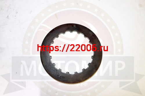 Диск сцепления 1P56 FMJ-2 ферридо круглый шлиц внутрь (Е6-6) (НАБОР) фото 2