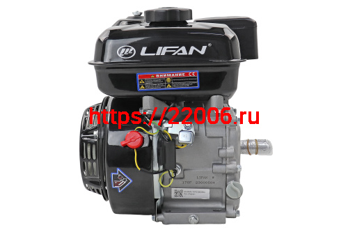 Двигатель LIFAN 7,0 л.с. 170F (212сс, мотобуксировщики, вал d20) фото 2 Двигатель LIFAN 7,0 л.с. 170F (212сс, мотобуксировщики, вал d20) фото 2