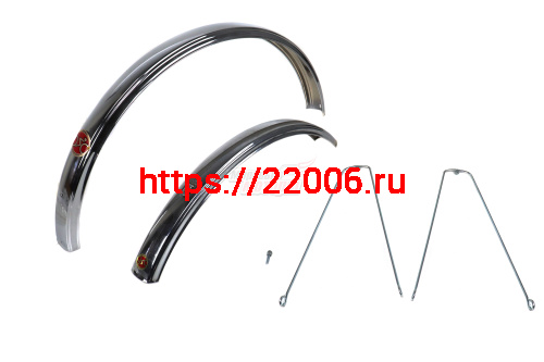 Крылья 26'' хром (пара) (щитки) Крылья 26'' хром (пара) (щитки)