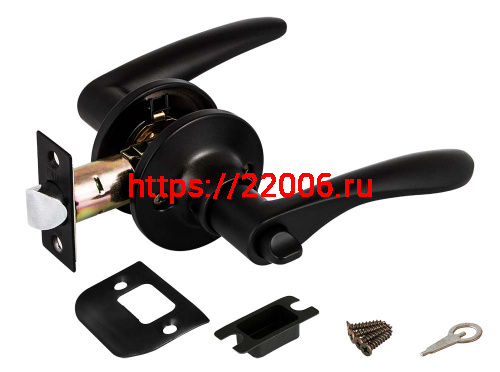 Ручка Fuaro (Фуаро) защелка DK620/BL BL-PS (620/BL BL-P) (без фик.) черный Ручка Fuaro (Фуаро) защелка DK620/BL BL-PS (620/BL BL-P) (без фик.) черный